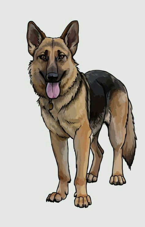 German Shepherd Tattoo, Animal Drawings Sketches, Dog Clipart, Dog Sketch, Texture Graphic Design, Pets Drawing, Pretty Dogs, German Shepherd Dog, Dog Drawing