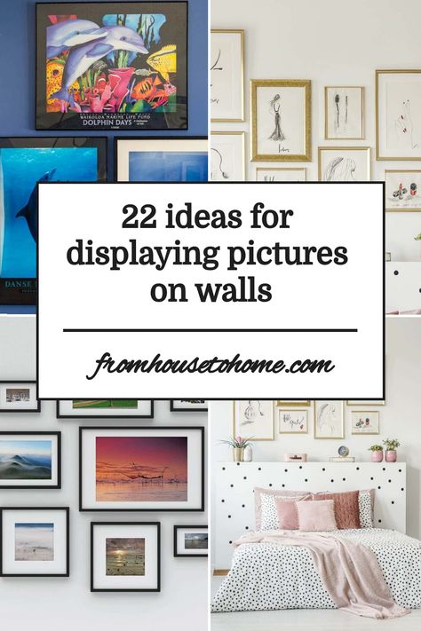 22 ideas for displaying pictures on walls How To Arrange Frames On A Wall, Picture Wall Layout, Picture Frame Arrangements, Diy Glam Decor, Picture Arrangements On Wall, Picture Wall Living Room, Displaying Pictures, Picture Walls, Picture Arrangements