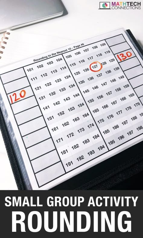 Rounding Intervention, Rounding Numbers 3rd, How To Teach Rounding Numbers, Teaching Rounding 3rd Grade, Rounding To The Nearest Hundred, Rounding To The Nearest 10 And 100, Rounding Off To The Nearest 10, Rounding Numbers Activities, Rounding To Nearest 10