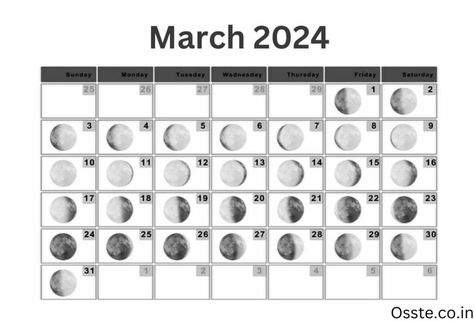 Lunar March 2024 Calendar Moon Phases March Moon, Calendar To Print, Full Moon Calendar, Moon Phases Calendar, Moon Phase Calendar, Calendar March, Moon Calendar, March Month, Lunar Calendar