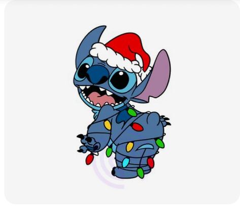 Disney Merry Christmas, Christmas Wallpaper Iphone Cute, Christmas Stitch, Wallpaper Natal, Xmas Sticker, Lilo And Stitch Drawings, Christmas Topper, Christmas Wallpaper Backgrounds, Stitch Drawing