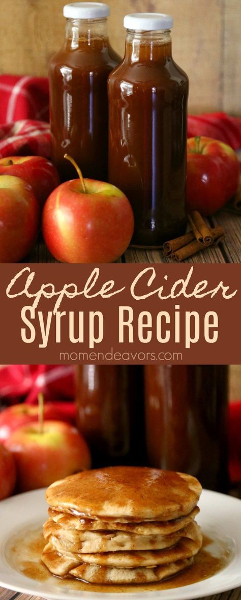 Apple Cider Syrup Recipe - perfect for fall pancakes & waffles.