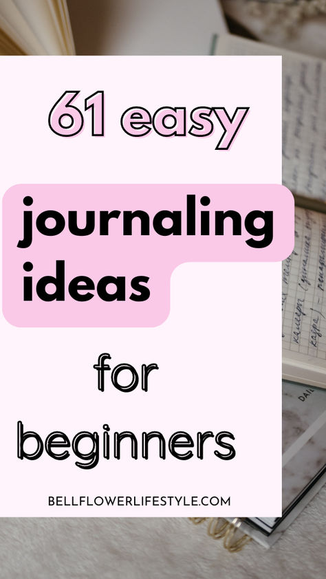 61 easy journaling ideas for beginners Journey To Self Discovery, First Time Journaling, Beginner Journaling Ideas, How To Start A Journal Diaries, Jornal Idea Prompt, Journal Ideas Writing Therapy, How To Start Journaling For Beginners, Life Journal Ideas, Pretty Journal Ideas