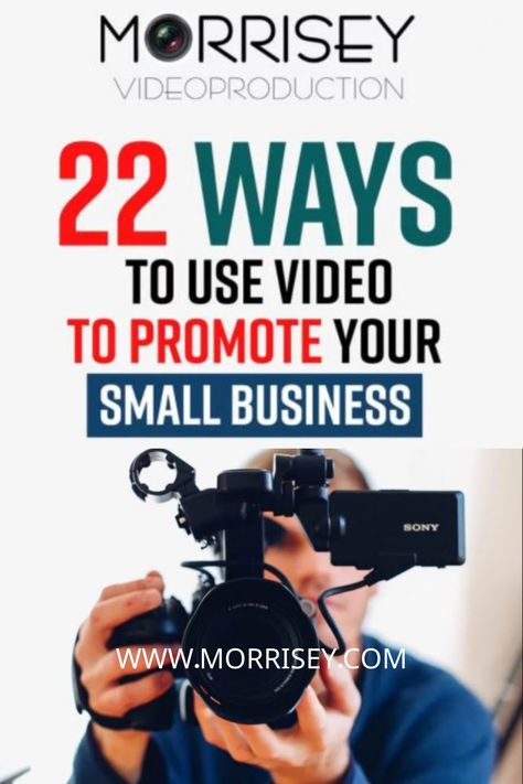 One of the best ways to promote your small business is to use video, but small business owners may not necessarily know how to use video. To give you some ideas, here are 22 different ways videos can be used to promote your small business. #videomarketing #digitalmarketing #marketing #video #videoproduction #socialmediamarketing #videomarketingtips #socialmedia #contentmarketing #youtube #onlinemarketing #branding #videography #videomarketingstrategy #business #videoediting #videomaker #seo Product Videography, Video Marketing Strategies, Youtube Business, Corporate Videos, Social Media Growth, Youtube Marketing, Small Business Branding, Business Promotion, Youtube Shorts