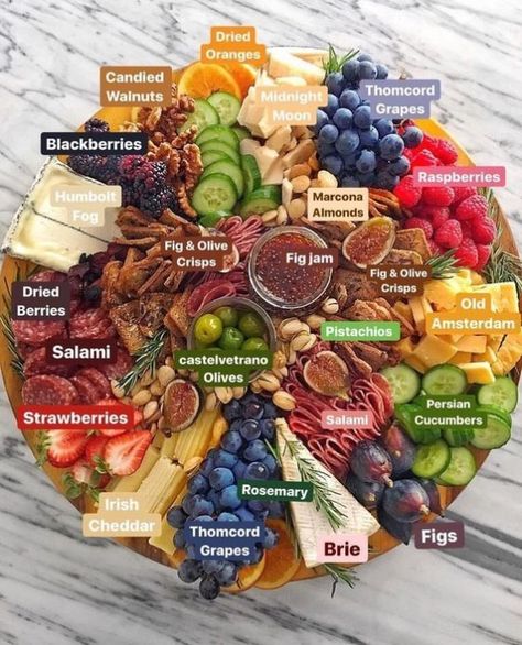 Charcuterie Inspiration, Charcuterie Cheese, Charcuterie Platter, Party Food Platters, Charcuterie And Cheese Board, Charcuterie Recipes, Snacks Für Party, Cheese Platters, Party Food Appetizers