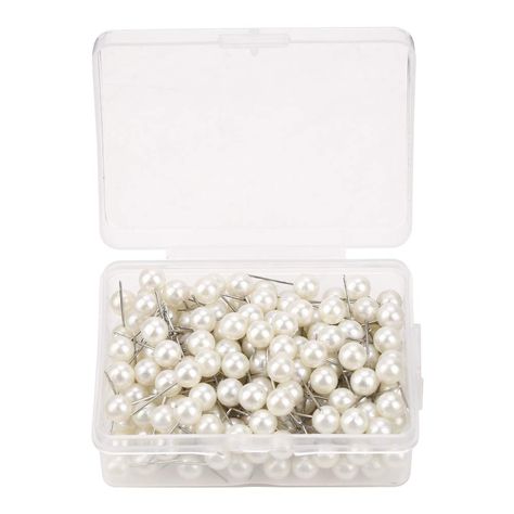 PRICES MAY VARY. 200PCS ---- One pearl push pins for crafts set contains total 200 pieces that can be used for many projects. Decorative Box Push Pins are well packed and assorted in a resealable plastic box for convenient storage. GLOSSY SURFACE ---- The surface provides a comfortable feeling, decorative thumb tacks round smooth surface is shiny.200 PCS pearl push pins for crafts can guarantee your needs, decorative sewing pins are easy to use and card position. WIDELY APPLICATIONS ---- Pearl c Decorative Push Pins, Drawing Pin, Pearls Diy, Straight Pins, Pearl Pin, Sewing Needles, Pin Map, Push Pins, Sewing Box