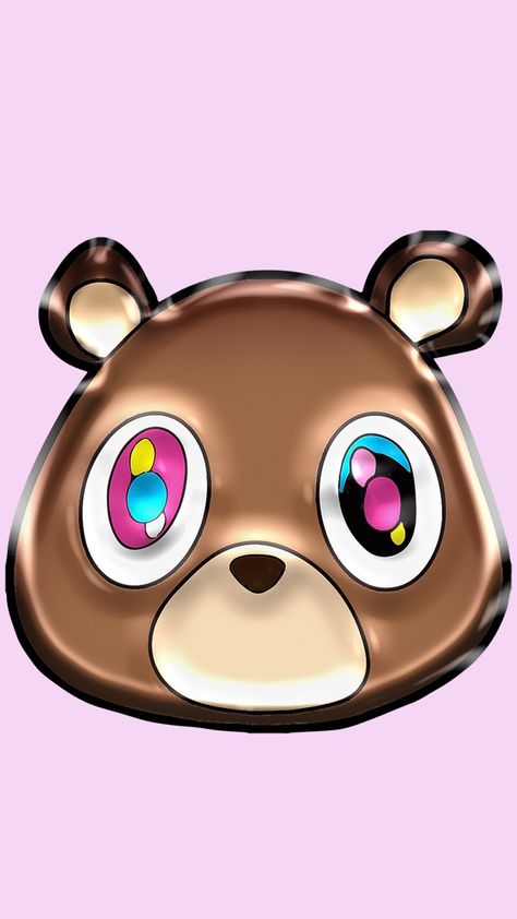 Kanye west pink wallpaper Graduation Kanye West, Chill Pfp, Kanye Bear, Kanye West Graduation Bear, Kanye West Bear, Art Tables, Bf Gift, Kanye West Wallpaper, Kanye West Albums