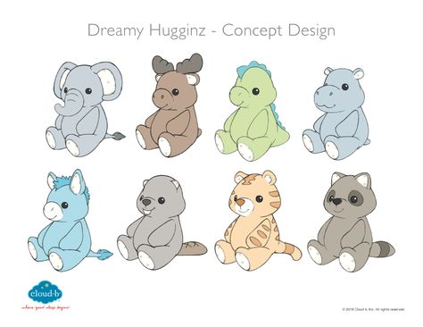 Plush and Toy Concept Designs on Behance Dog Plushie Drawing, Stuffed Animal Character Design, Stuffed Animal Illustration, Plush Character Design, Toy Design Sketch, Plushie Drawing, Stuffed Animal Drawing, Plush Drawing, Plush Ideas