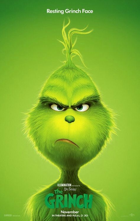 The Grinch (2018) movie poster #thegrinch Fantastic Movie posters #SciFi movie posters #Horror movie posters #Action movie posters #Drama movie posters #Fantasy movie posters #Animation movie Posters Immagini Grinch, Grinch 2018, O Grinch, Mary Poppins 1964, Der Grinch, The Grinch Movie, Full Mon, Le Grinch, Bon Film