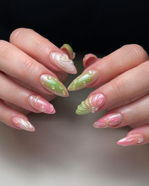 #zicxa-photos #zicxa #images #background #wallpaper #freepik #shutterstock #VN Check more at Wicked Nails Pink And Green, Pink 3d Nails Art Designs, Nail Art Pink And Green, Neo Green Nails, Nail Green And Pink, Pink Green Nails Design, Green 3d Nails, 3d Nail Ideas, Wicked Nail Designs