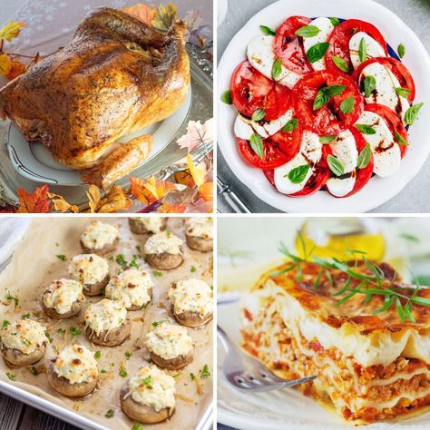 These Italian Thanksgiving dinner menu ideas are the perfect way to celebrate the holidays with your family! #bakeitwithlove #Italian #Thanksgiving #recipes #menu #holiday Italian Dinner Menu Ideas, Italian Thanksgiving Dinner, Sweet 16 Dinner, Italian Thanksgiving Recipes, Italian Dinner Menu, Italian Thanksgiving, Thanksgiving Dinner Menu Ideas, Baked Italian Meatballs, Delicious Side Dishes