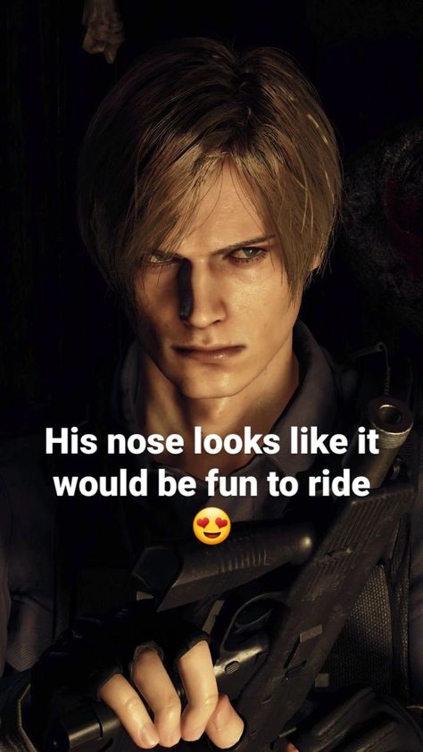 Leon Core, Nose Bump, Leon Scott, Digital Footprint, Resident Evil, The Fool, A Man, Gaming, Leon