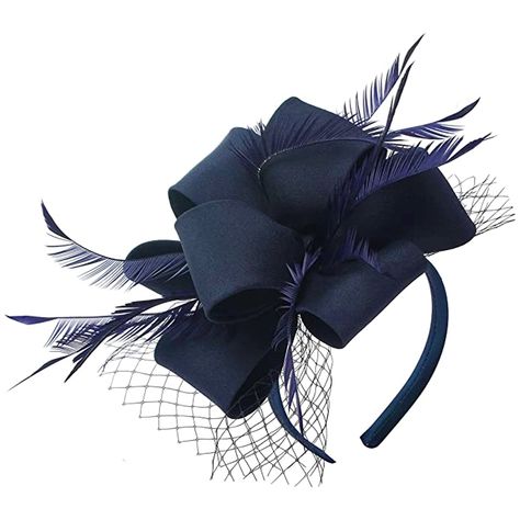 Derby Headband, Fascinator Hats Diy, Derby Fascinator, Black Fascinator, Satin Ribbon Flowers, Tea Party Wedding, Flower Fascinator, Wedding Tea, Tea Party Hats