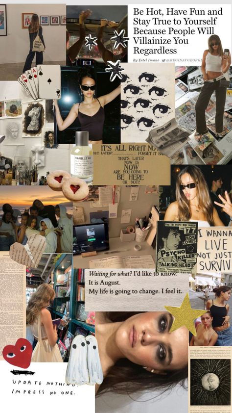 #august #inspo #aesthetic #moodboard Senior Year Mood Board, Year Mood Board, Mood Board Collage, Board Collage, Fashion Show 2016, Feeling Empty, Aesthetic Moodboard, Dear Self, Mood Board Inspiration