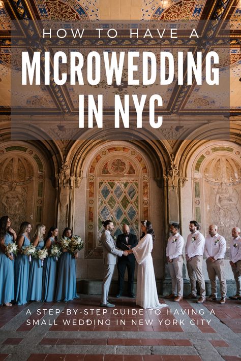 Small Nyc Wedding Venues, New York Micro Wedding, Micro Wedding Nyc, Small Nyc Wedding, Nyc Micro Wedding, Nyc City Hall Wedding, Nyc Rooms, Brooklyn City, Small Garden Wedding