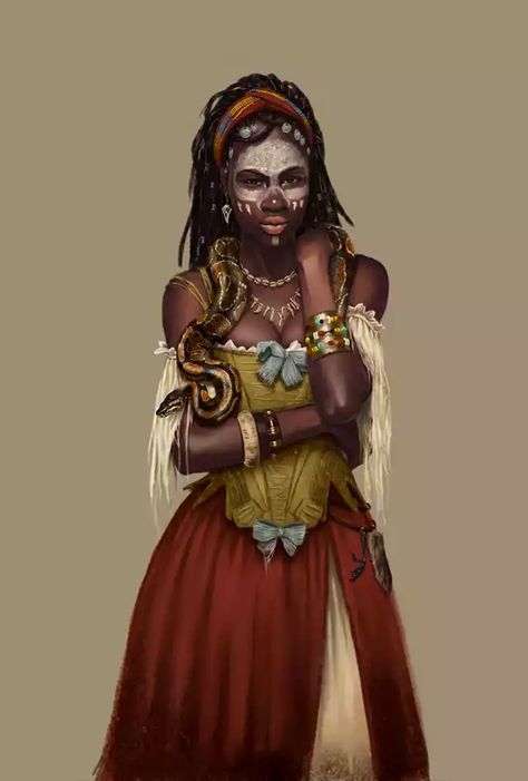 Quick D&D Female Character Ideas - Imgur Diy Pirate Costume For Women, Witch Doctor Costume, Viking Halloween Costume, Doctor Halloween Costume, Creepy Costume, Vikings Halloween, Voodoo Halloween, Voodoo Queen, Pirate Costume Diy