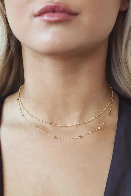 Gold Rhinestone Earrings, Dainty Necklace Layered, Dainty Choker Necklace, Layered Choker Necklace, Gold Necklace Simple, Dainty Choker, Layered Chokers, Tiny Beads, Dainty Gold Necklace