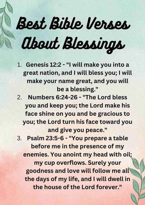 200+ Bible Verses About Blessings For You - † ✝️️ Daily Blessings Prayer ✝❤️ Psalm 128, Psalm 23 5, Proverbs 23, Psalm 139 13, Proverbs 10, Psalm 127, Daily Blessings, Best Bible Verses, Psalm 139