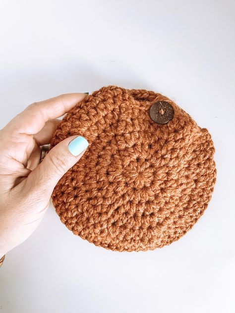 Circle Mini Pouch - Free Crochet Pattern - Cypress and Wool Free Crochet Change Purse Pattern, Crochet Coin Pouch Free Pattern, Crochet Mini Pouch Free Pattern, Mini Crochet Pouch, Crochet Coin Purse Free Pattern, Crochet Pouch Free Pattern, Small Crochet Pouch, Crochet Coin Pouch, Crochet Circle Bag