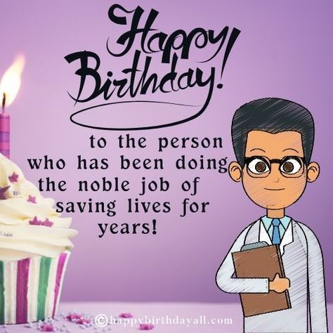 Awesome Happy Birthday Wishes For Doctor. Wish your doctor happy birthday who has taken care of you. Happy Birthday Doctor Wishes, Happy Birthday Doctor Funny, Doctor Who Happy Birthday, Happy Birthday Doctor, Spiritual Birthday Wishes, Islamic Birthday Wishes, Spiritual Birthday, Happy Bday Wishes, Happy Messages