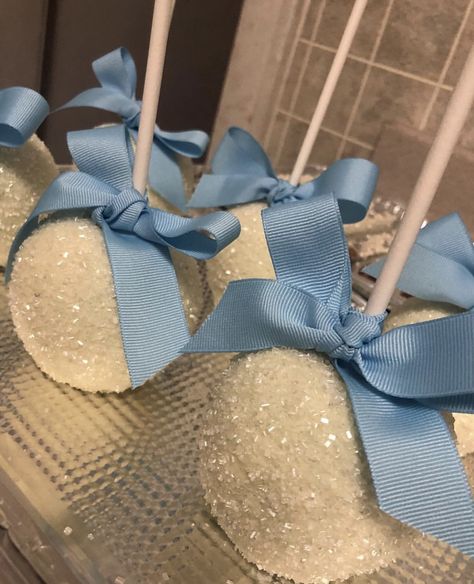 Christmas Theme Baby Shower Ideas Boy Blue, Winter Wonderland Theme Baby Shower Boy, Winter Wonderland Candy Apples, Blue Christmas Baby Shower Ideas, Winter Wonderland Party Theme Decor, Ice Ice Baby Shower Theme, Winter Bear Baby Shower Ideas, Baby It's Cold Outside Baby Shower Theme Boy, Blue And White Christmas Party