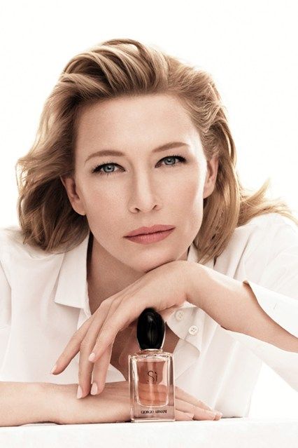 Cate Blanchett For Giorgio Armani Fragrance Campaign, Catherine Élise Blanchett, Fragrance Photography, Skincare Products Photography, Armani Si, Perfume Photography, Perfume Ad, Cosmetics Photography, Beauty Photoshoot