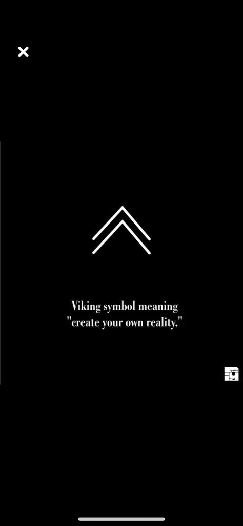 Create Your Own Reality Tattoo, Reality Tattoo, Create Your Own Reality, Viking Symbols, Small Tattoos, Create Yourself, Meant To Be, Create Your, Create Your Own