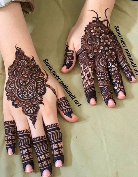 Henna design on back hand Heavy Finger Mehndi Design, Arabic Mehndi Simple Design, Easy Bunch Mehndi Design, Mehndi Designs Bunch Style, Henna Bunch Design, Mehendi Bunch Design, Mehandi Bunch Design, Bunches Mehndi Design, Mehendi Bunch