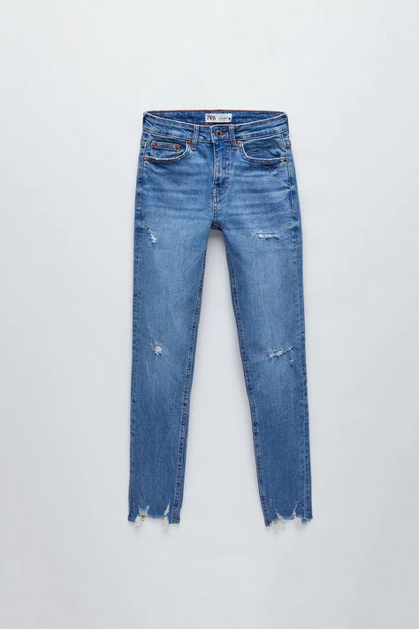 Women's Jeans | Zara US | Online Sale | ZARA United States Asymmetric Pants, Mum Jeans, Mid Waist Jeans, Slouchy Jeans, Jeans Outfit Women, Baggy Trousers, Cropped Wide Leg Jeans, Acid Wash Jeans, Mid Rise Jeans