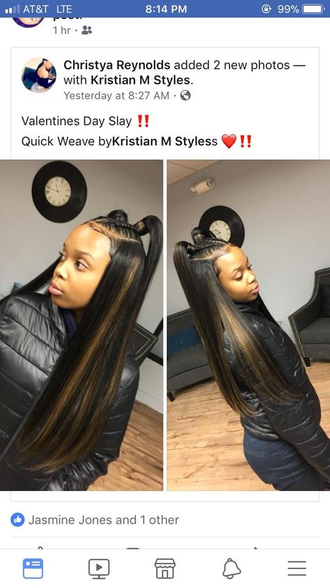 First Day Of Schools Hairstyle😍📚🧡 First Day Of School Hairstyles, Cheap Hair Extensions, Best Hair Extensions, Blond Ombre, Hair Extensions Best, Pelo Afro, Sew Ins, School Hairstyles, Quick Weave