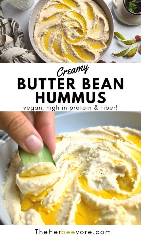 Oil Free Hummus Recipe, Healthy Bean Dip, Vegetarian Bean Recipes, Bean Hummus Recipe, Dip For Vegetables, Easy Bbq Side Dishes, Creamy Beans, Yummy Lunch Recipes, Bean Hummus