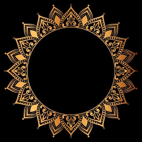 Design Circle Pattern, Islamic Circle Frame Png, Golden Circle Logo, Breakup Background, Breakup Background Images, Images For Cover Photo, Circle Photo Frame, Circle Frame Design, Mandala Invitation