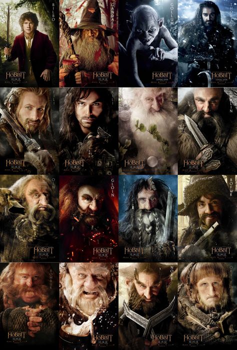 The Hobbit: An Unexpected Journey movie posters ~ I love how well each poster is themed to each character. The Hobbit Dwarves, Hobbit Characters, The Hobbit Characters, Lotr Characters, Hobbit Movie, The Hobbit An Unexpected Journey, Hulk Character, Hobbit An Unexpected Journey, Hobbit Art