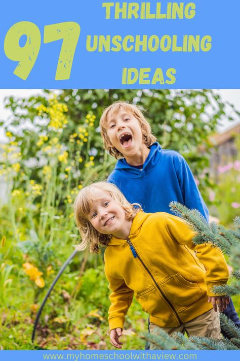 Discover 97 exciting unschooling ideas that promote creativity and hands-on learning for kids of all ages. Perfect for unschooling teens and elementary students! Unschooling Ideas, Learning For Kids, Homeschool Tips, How To Start Homeschooling, Global Education, Unschooling, Creative Learning, Hands On Learning, 5th Grades