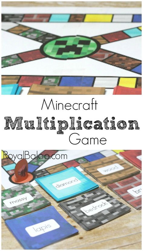 Multiplication Practice with Minecraft Multiplication Game → Royal Baloo Minecraft Multiplication, Multiplication Games Free, Multiplication Game, Teaching Multiplication, Multiplication Practice, Multiplication Games, Math Multiplication, Unit Studies, Third Grade Math