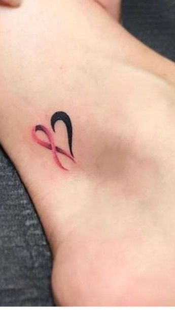 Pink Ribbon Tattoos, Survivor Tattoo, Mastectomy Tattoo, Awareness Tattoo, Tato Henna, Band Tattoos, Ribbon Tattoos, 1 Tattoo, Tattoo Feminina