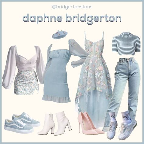 Bridgerton Outfits Inspired, Angel Core Aesthetic Outfits, Angelcore Aesthetic Outfits, Angel Core Outfit, Angelcore Outfits, Bridgerton Outfits, Princess Aesthetic Outfits, Bridgerton Fashion, Daphne Bridgerton