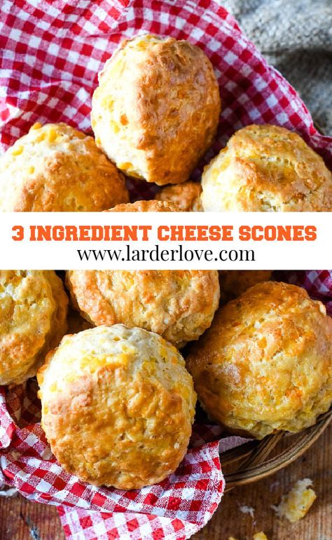 Scones Recipe Easy Scones Recipe Easy 3 Ingredients, Sausage Cheese Scones, Cheese Scones Recipe Uk, 2 Ingredient Scones, Three Ingredient Scones, Quick And Easy Scones, Two Ingredient Scones, Scones Recipe Easy 3 Ingredients Simple, Quick Scones Recipe