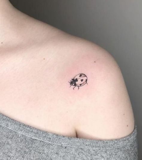 Simple Ladybug Tattoo Outline, Small Ladybug Tattoo Black And White, Ladybug Outline Tattoo, Ladybug Tattoo Small Simple, Black And White Ladybug Tattoo, Simple Ladybug Tattoo, Tiny Ladybug Tattoo, Ladybug Tattoo Black And White, Cute Ladybug Tattoo