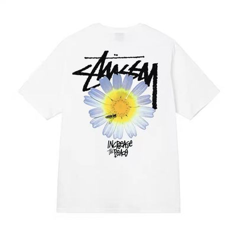 Stussy t shirt Stussy World Tour, World Tour Shirt, Couple Tees, Yeezy 700, Fit Couples, White Daisy, Tour Shirt, Tee Design, World Tour