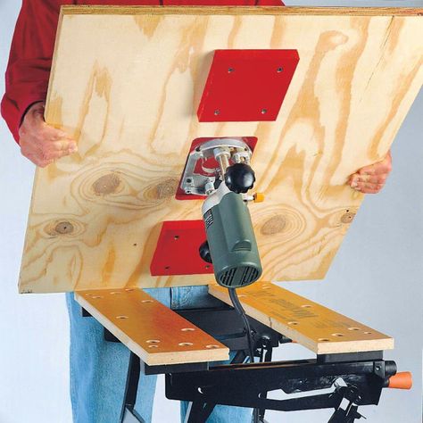 Portable Router Table, Homemade Router Table, Diy Router Table, Router Table Plans, Portable Workbench, Diy Router, Router Jig, Diy Workbench, Garage Work Bench