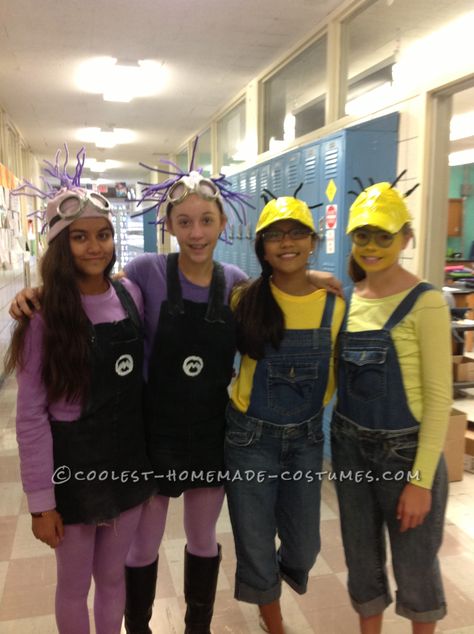 Link Crew Themes, Purple Minion Halloween Costume, Minions Costumes, School Halloween Costumes, Coraline Costume, Minion Halloween, Halloween Costumes For Work, Minion Costumes, Robot Costumes