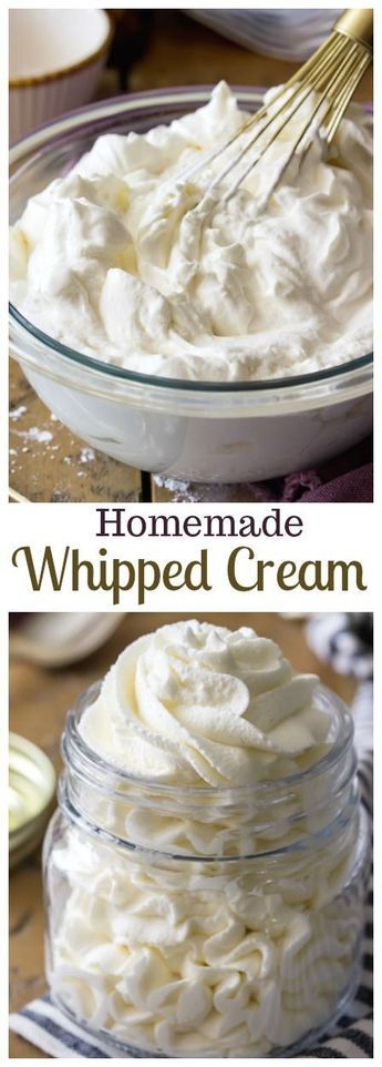 Whipped Heavy Cream, How To Whip Heavy Cream, Heavy Cream Recipes, Perfect Whipped Cream, Sugar Spun Run, Homemade Whipped Cream Recipe, Whipped Cream Recipe, Food Deserts, Recipes With Whipping Cream