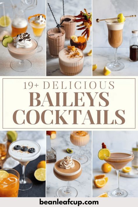 Bailey's Salted Caramel Drinks, Bailey Drinks Cocktails, Creamy Liquor Drinks, After Dinner Drinks Alcoholic, Baileys Churro Drink Recipes, Desert Drinks Alcohol, Drinks Made With Baileys, Bailey’s Drink Recipes, Drinks To Make With Baileys