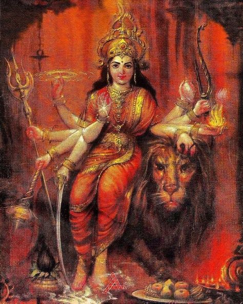 Painting Of Goddess, Shakti Maa, Lord Durga, Vaishno Devi, Goddess Aesthetic, Aadi Shakti, Durga Painting, Shakti Goddess, Durga Images