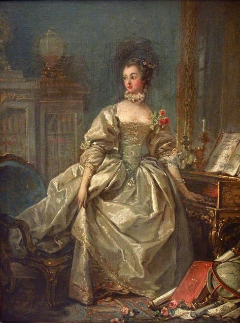 Madame Pompadour, 18th Century Portraits, Amadeus Mozart, French Rococo, 18th Century Fashion, Louvre Paris, Louvre Museum, Rococo Style, Pompadour