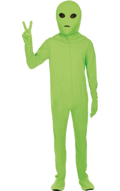 Find fun fancy dress beginning with 'A' here on Joke.co.uk. Letter A costumes include army soldiers, Alice in Wonderland, Avatar and more cool costume ideas! Space Alien Costume, Scary Alien, Alien Halloween, Mens Fancy Dress, Alien Costume, Green Alien, Fancy Dress Party, Space Outfit, Space Aliens