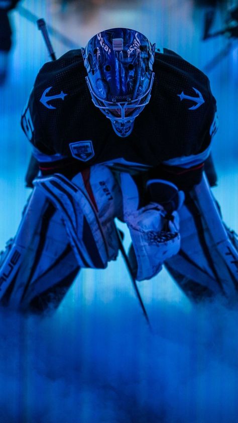 Into the Deep… 🌊 The post Seattle Kraken: Into the Deep… … appeared first on Raw Chili. Hot Hockey Goalie, Ice Hockey Goalie Aesthetic, Seattle Kraken Aesthetic, Seattle Kraken Wallpaper, Hockey Goalie Wallpaper, Hockey Goalie Aesthetic, Kraken Hockey, Kraken Tattoo, Hockey Aesthetic