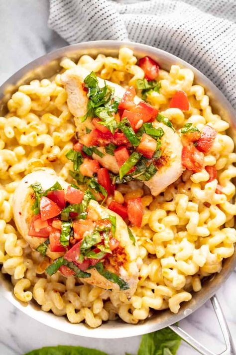 Chicken Cavatappi Recipe, Chicken Cavatappi, Eating At A Restaurant, Creamy Cheesy Pasta, Bruschetta Chicken, Cheese Chicken, Cheesy Pasta, Yummy Chicken Recipes, Cheesy Chicken