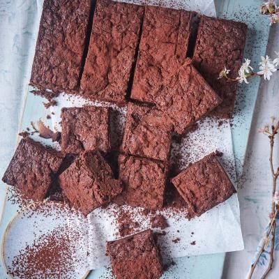 Brownie recipes | Sainsbury's Magazine Mochi Brownie, Potato Brownies, Gooey Cake, Sweet Potato Brownies, Sweet Ideas, Spanish Dishes, No Bake Brownies, Brownies Recipe, Ginger Recipes